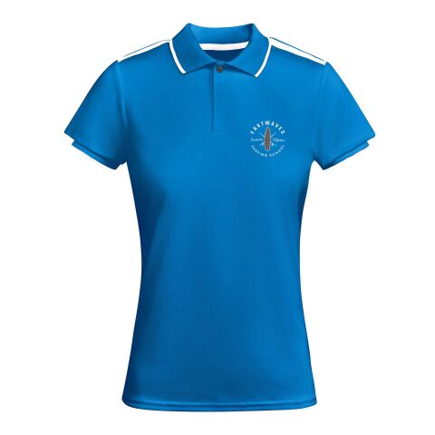Polo de sport Tamil à manches courtes pour femme Standard | Bleu royal-Blanc | M | sans marquage | non disponible | non disponible | non disponible
