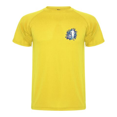 T-shirt sport Montecarlo maille piquée à manches courtes pour homme Standard | Jaune | 2XL | sans marquage | non disponible | non disponible | non disponible