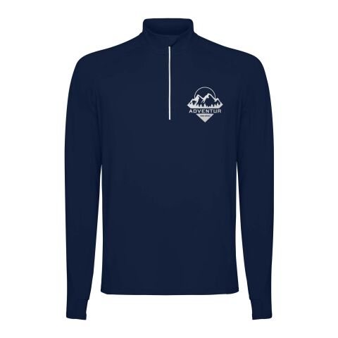 Sweatshirt Estambul à manches longues et col demi-zip pour homme Standard | Navy Blue | 2XL | sans marquage | non disponible | non disponible | non disponible