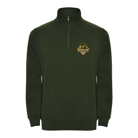 Pull zippé Aneto avec fermeture éclair un quart de longueur Standard | Vert bouteille | S | sans marquage | non disponible | non disponible | non disponible