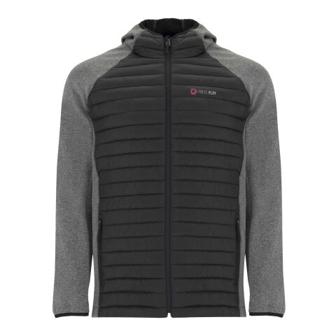 Doudoune isotherme hybride Minsk unisexe Standard | Noir-Noir chiné | 2XL | sans marquage | non disponible | non disponible