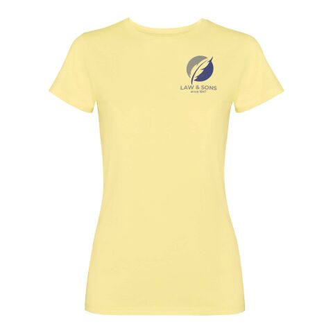 T-shirt Fiyi à manches courtes pour femme Standard | Jaune | M | sans marquage | non disponible | non disponible | non disponible