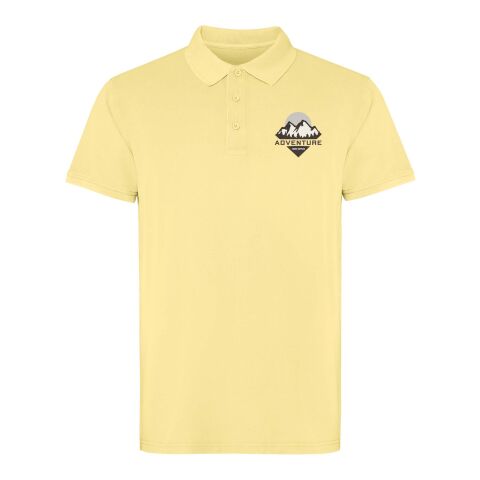 Polo Cobain unisexe à manches courtes Standard | Jaune | XL | sans marquage | non disponible | non disponible | non disponible