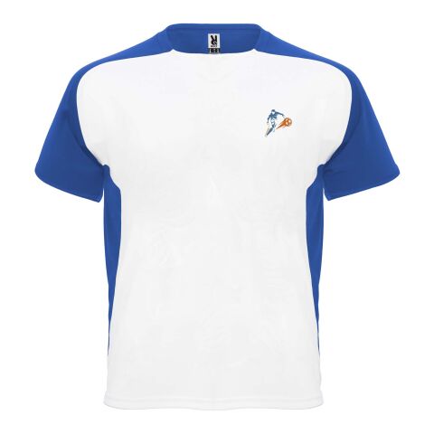 T-shirt de sport Bugatti à manches courtes unisexe Standard | Blanc-Bleu royal | 2XL | sans marquage | non disponible | non disponible | non disponible