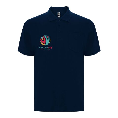 Polo Centauro Premium unisexe à manches courtes Standard | Navy Blue | 2XL | sans marquage | non disponible | non disponible | non disponible