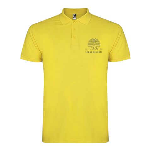 Polo Star à manches courtes pour homme Standard | Jaune | M | sans marquage | non disponible | non disponible | non disponible