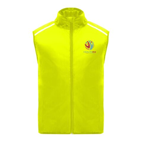 Bodywarmer de course Jannu léger unisexe Standard | Fluor Yellow | S | sans marquage | non disponible | non disponible