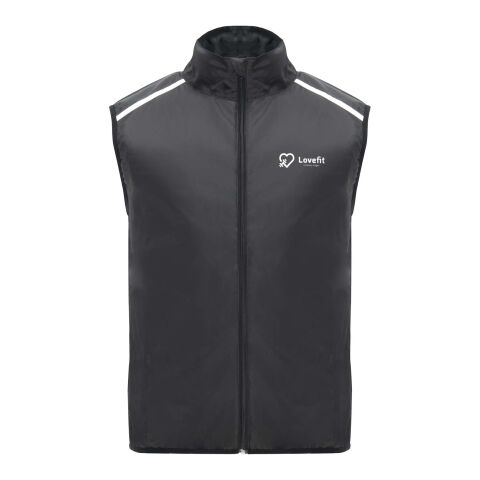 Bodywarmer de course Jannu léger unisexe Standard | Noir | XS | sans marquage | non disponible | non disponible