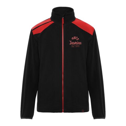 Veste unisexe en micropolaire Terrano Standard | Noir-Rouge | M | sans marquage | non disponible | non disponible