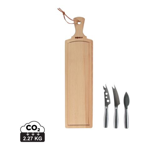 BOSKA Set fromage Amigo marron-acier | sans marquage | non disponible | non disponible