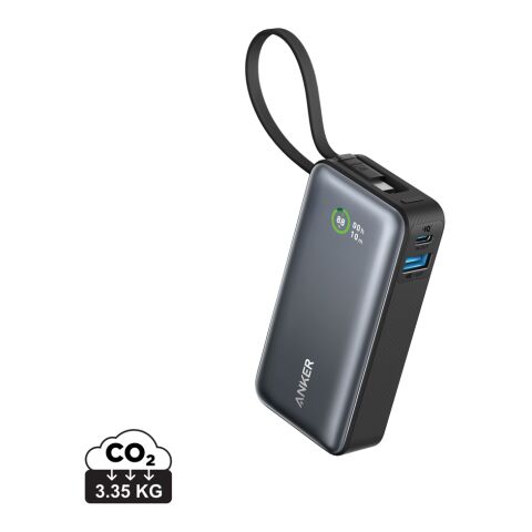 Powerbank 30W avec câble USB-C intégré Anker Nano noir