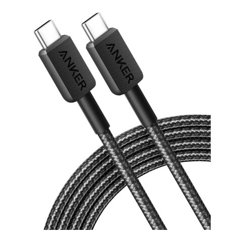 Câble Anker USB-C vers USB-C, 1,8 mètre, 60 W gris-noir | sans marquage