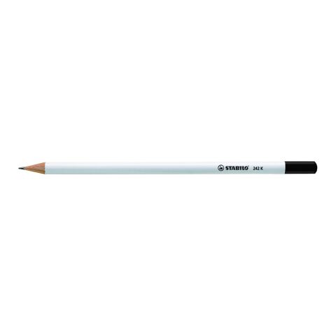 STABILO crayon graphite blanc avec t√™te tremp√©e blanc | Sérigraphie 1 couleur | non disponible | non disponible