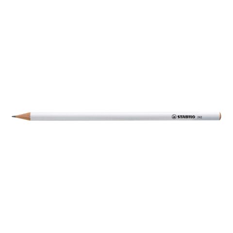 STABILO crayon graphite blanc blanc | Sérigraphie 1 couleur