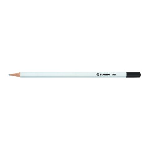 STABILO crayon graphite hexagonal blanc avec tête trempée blanc | sans marquage | non disponible | non disponible