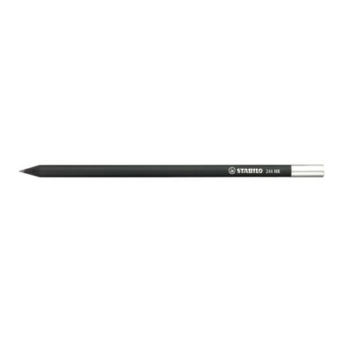 STABILO crayon graphite noir avec capsule en m√©tal noir/argent | Sérigraphie 1 couleur | non disponible | non disponible