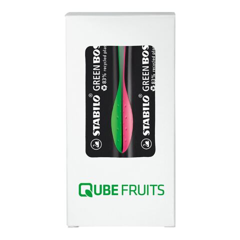 STABILO GREEN BOSS surligneur Set de 2 tampographie | sans marquage