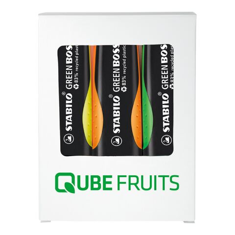 STABILO GREEN BOSS surligneur Set de 3 tampographie | sans marquage