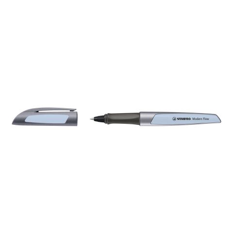 STABILO Modern Flow gel rollerball argent/bleu clair | tampographie