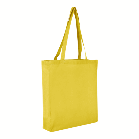 TEXXILLA Sac en coton CLASSIC avec deux longues anses, fond et soufflets latéraux, env. 140 g/m² jaune | non disponible | non disponible
