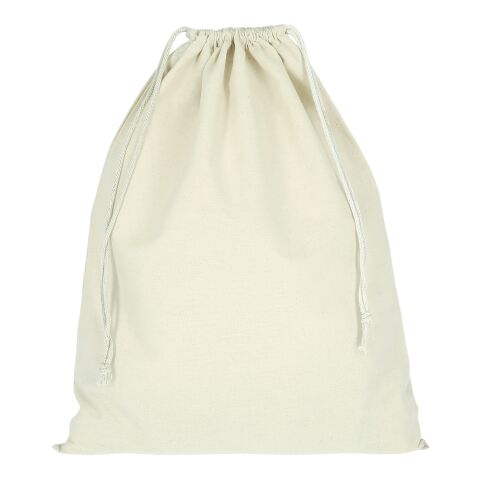 Sac à cordon en coton de 40 x 50 cm beige | sans marquage | sans marquage