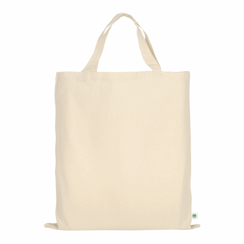 TEXXILLA Sac avec deux anses courtes en coton biologique, env. 140 g/m² beige | non disponible | non disponible