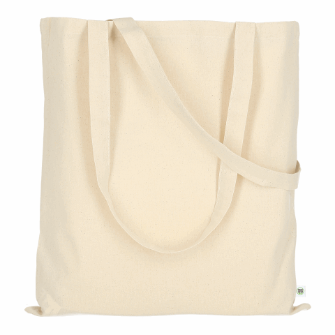 TEXXILLA Sac avec deux longues anses en coton biologique, env. 140 g/m² beige | non disponible | non disponible