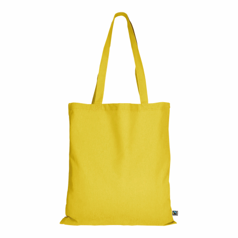 TEXXILLA Sac en coton certifié Fairtrade, avec deux longues anses, environ 140 g/m²