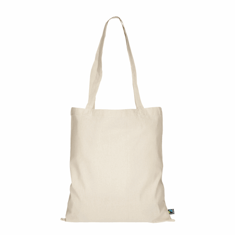 TEXXILLA Sac en coton en coton certifié commerce équitable, env. 38 x 42 cm, 2 longues anses, 200 g/m² beige | non disponible | non disponible