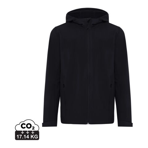 Veste homme soft shell en polyester recyclé Iqoniq Makalu noir | XL | sans marquage | non disponible | non disponible | non disponible