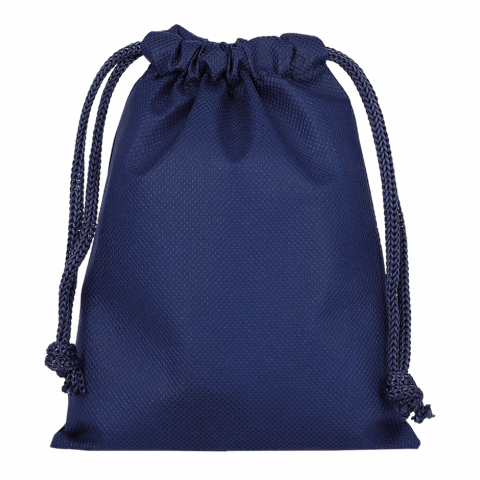 TEXXILLA Sachet à fermeture à cordon en polypropylène, 15 x 20 cm bleu marine | non disponible | non disponible