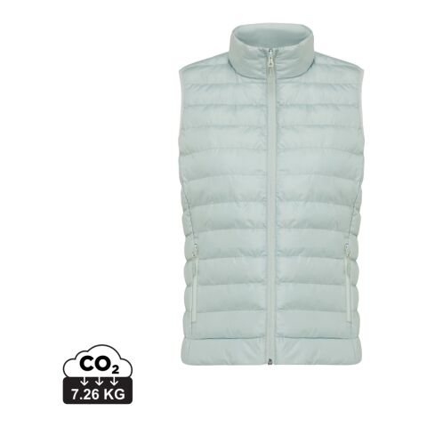 Bodywarmer femme en polyester recyclé Iqoniq Meru Iceberg green | L | sans marquage | non disponible | non disponible | non disponible