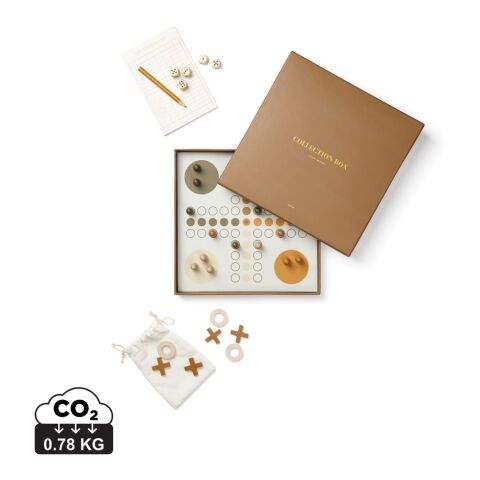 VINGA Coffret de jeux Coffee marron | sans marquage | non disponible | non disponible