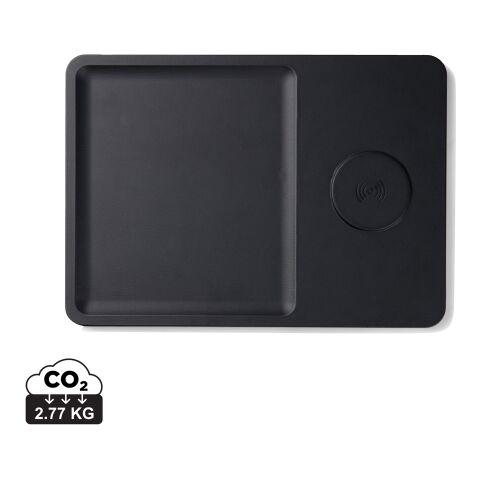 VINGA Plateau organisateur avec chargeur de bureau RCS Timo noir | sans marquage | non disponible | non disponible