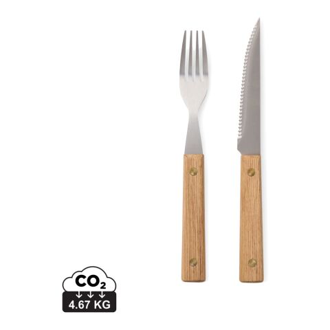 VINGA Set de couverts 8pcs Paso marron | sans marquage | non disponible | non disponible