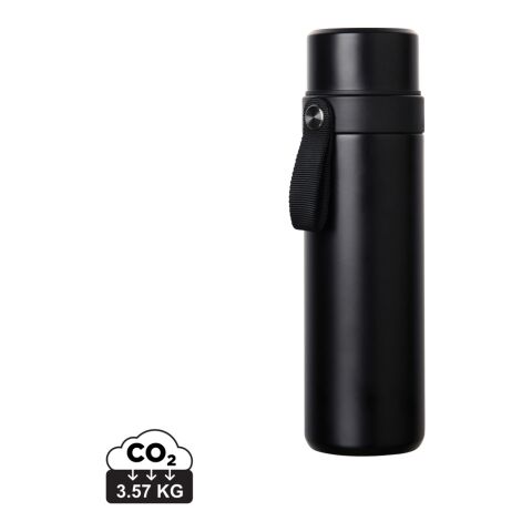 VINGA Thermos 750ml à double tasse Tono RCS noir | sans marquage