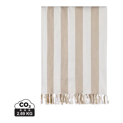 VINGA Serviette hammam GRS Ornos beige-blanc | sans marquage | non disponible | non disponible | non disponible