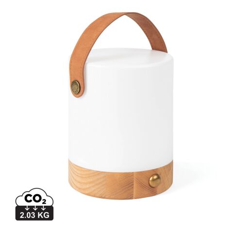 VINGA Lanterne en ABS recyclé RCS Nami marron-blanc | sans marquage | non disponible | non disponible