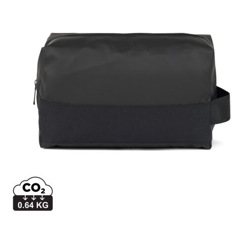 VINGA Trousse de toilette en polyester recyclé GRS Livorno noir | sans marquage | non disponible | non disponible