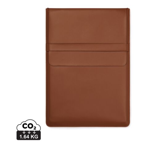 VINGA Housse ordinateur 14" en polyester recyclé RCS Timo marron | sans marquage | non disponible | non disponible