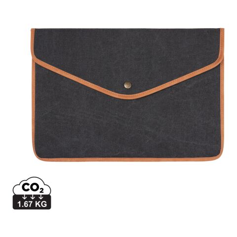 VINGA Bosler Housse ordinateur 14&quot; en toile recyclée GRS noir | sans marquage | non disponible | non disponible