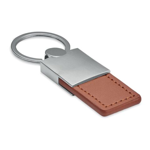 Porte-clés PU et métal marron | sans marquage | non disponible | non disponible | non disponible