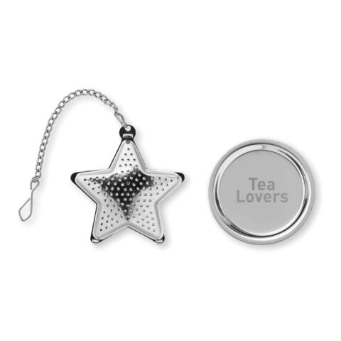 Infuseur de thé étoile argent mate | sans marquage | non disponible | non disponible