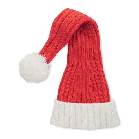 Long bonnet de Noël en tricot rouge | sans marquage | non disponible | non disponible | non disponible