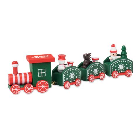 Train de Noël en bois multicolore | sans marquage | non disponible | non disponible | non disponible
