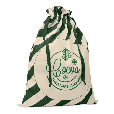 Grand sac coton Père Noël vert | sans marquage | non disponible | non disponible | non disponible