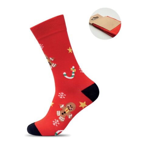 Paire de chaussettes de Noël M rouge | sans marquage | non disponible | non disponible | non disponible