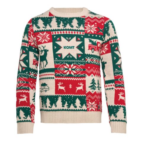 Pull de Noël tricoté S-M