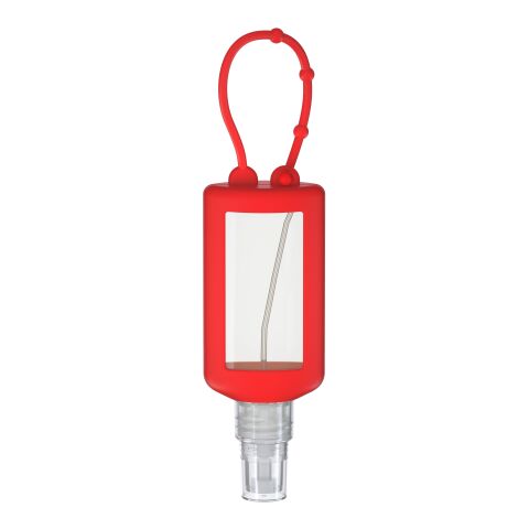 Spray désinfectant pour les main (DIN EN 1500) rouge | 4C Body Label brillante