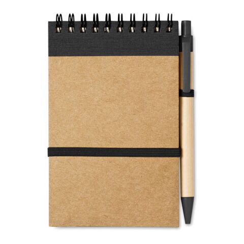 Bloc-notes recyclé et stylo